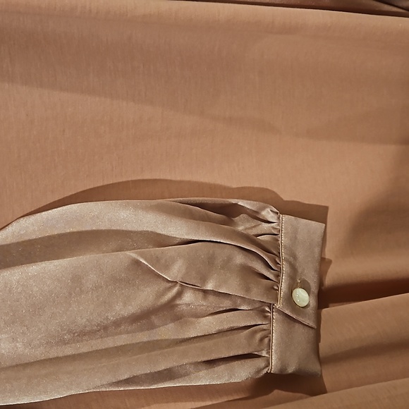 Square Neck Puff Sleeve Midi Dress (Peach Pink) - Nap Loungewear - Picture 11 of 12